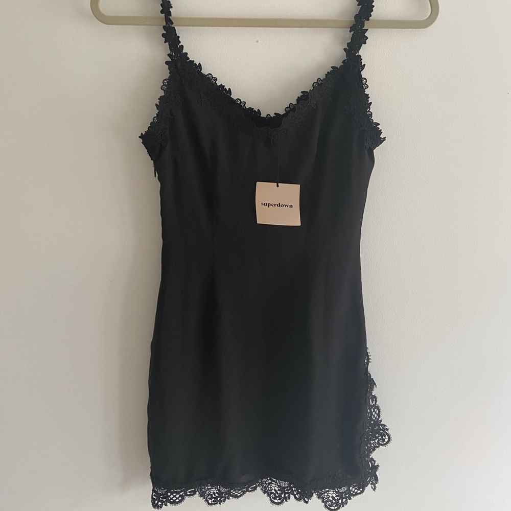 Bleu Mini Dress in Black